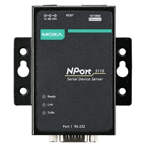 NPort 5110 1-портовый асинхронный сервер RS-232 в Ethernet MOXA